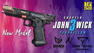 ทดสอบ EMG จอห์น วิค John Wick 3 จากโรงงาน ไต้หวัน ปืนสั้นอัดแก็สEMG TARAN TACTICAL ลายใหม่ล่าสุด