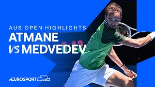 Terence Atmane v Daniil Medvedev | Extended Australian Open 2024 Highlights 🇦🇺