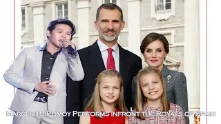 Marcelito Pomoy singing Despacito & The Prayer (ft. Royal Family of Spain)