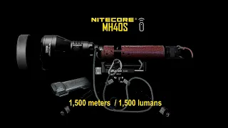 [CBW] NITECORE MH40S 차세대 21700 초장거리 손전등 / USB-C / 1,500m 1,500루멘 / 무선리모컨