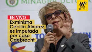 Exministra Cecilia Álvarez es imputada por caso Odebrecht