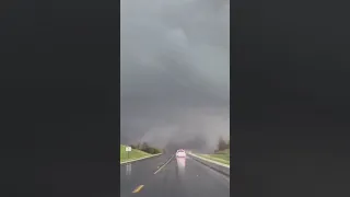 Massive tornado caught on camera in Harlan, Iowa