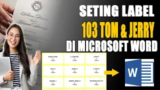 setting  label 103 di word #label #undangan  #103