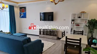 Bole Atlas, three bedrooms furnished and serviced apartment for rent, Addis Ababa.