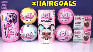 HairGoals LOL Surprise DOLLS Series 5 1 Glam Glitter Pets Under Wraps Finders Keepers Unboxing TOYS