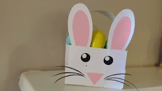 Easter paper basket craft | simple basket with paper for Easter