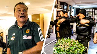 Fener Fans Interrupt PAO Arrival & Coach Ataman Is FURIOUS!! 😱