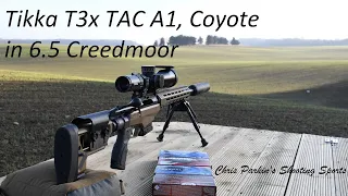 Tikka T3X TAC A1, 6.5 Creedmoor, Review, NEW Coyote colour