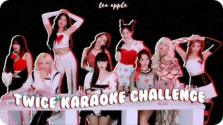 TWICE RANDOM KARAOKE CHALLENGE | WITH LYRICS