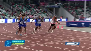 4x100m Men, The match Europa vs USA, Minsk 2019