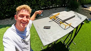 I Built my Own Fingerboard Skatepark!