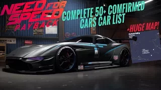 NFS Payback’s Complete Car List (Confirmed)