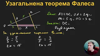 8Г1.2.6. Узагальнена теорема Фалеса