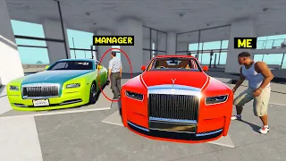 Stealing EVERY ROLLS ROYCE From The Showroom in GTA 5!