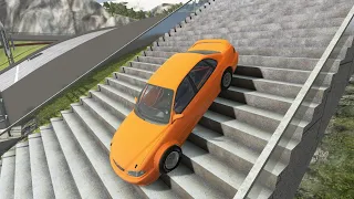 Car Vs Stairs #15 - BeamNG.Drive | BeamNG Park