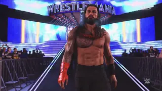 Trible Chief Roman Reigns is back | Full Entrance without - Undisputed WWE Universal Championship |