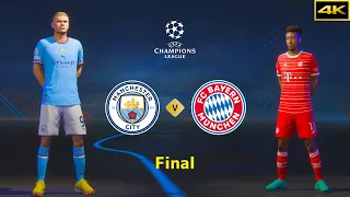 FIFA 23 | MANCHESTER CITY vs. BAYERN MÜNCHEN | UEFA CHAMPIONS LEAGUE FINAL | [4K]