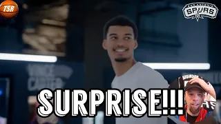 Spurs Fan Reaction Wemby’s Rookie of the Year Surprise by Fanatics!