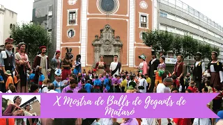X Mostra de Balls de Gegants de Mataró 2019