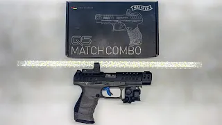 Walther PPQ Q5 Match Combo 5 Set cal.4,5mm Co2 Blowback (3Joule)      #airgun #umarex #walther