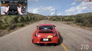 Forza Horizon 5 - 2014 Forsberg Racing Nissan 370Z Safari Rally | Thrustmaster T300RS Gameplay