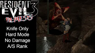 Resident Evil 3: Nemesis (1999) Knife Only, Hard Mode, No Damage - Seamless HD Project