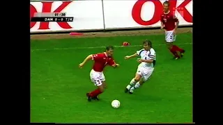 World Cup 2002 Quali. Denmark - Czech Republic (Danish comment). Full Match (part 1 of 5).