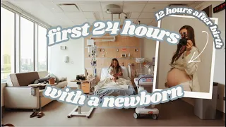 The First 24 Hours With A Newborn!!!