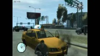 GTA IV Fraps Test - Running From Cops And Fun With Cheats [1080p HD] On Geforce 8500gt