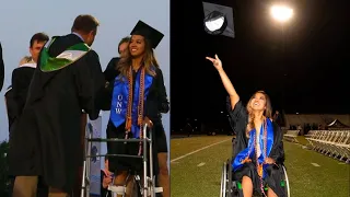 Formerly Paralyzed Teen Walks During Graduation Ceremony