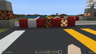 Minecraft railroad crossing V3