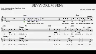 SEVİYORUM SENİ--Em--:Obua,Guitar,Flute,Violin,Keyboard,Melodica.