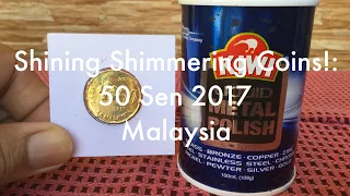 Shining Shimmering Coins!: 50 Sen 2017 Malaysia 🇲🇾 (Coin #9)