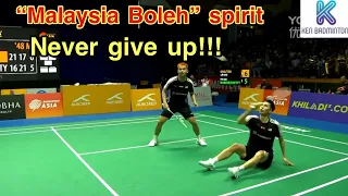 Ong Yew Sin & Teo Ee Yi "MALAYSIA BOLEH" spirit - NEVER GIVE UP | Badminton Asia Championship 2023