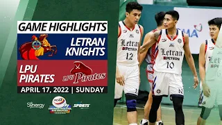 Letran Knights vs Lyceum Pirates | Game Highlights | April 17, 2022 | NCAA Season 97