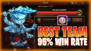 Heroes Brawl Best Team | 95% Win Rate Strategy | Hero Wars