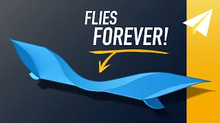 EASY Paper Airplane Flies FOREVER (Not Clickbait) — How to Make Moonlark