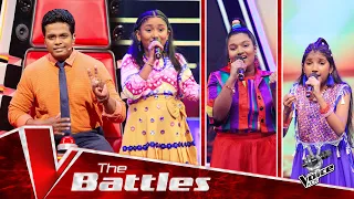 Gayasha & Geethma & Manuthi | Akasaye Kurullo (ආකාසයේ කුරුල්ලෝ) | The Battles | The Voice Kids SL