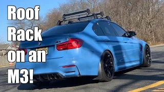 V80: Cross Bars install on an F80 BMW M3 (DIY OEM roof rack)