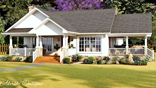 Beautifully Designed Small Family Cottage | House Design With A Grilling Porch