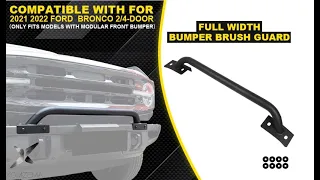 Modular Bumper Bull Bar Ford Bronco 2021+