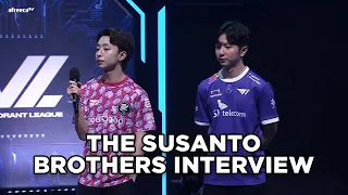 POST MATCH INTERVIEW SUSANTO BROTHER, AFTER PAPER REX DEFEATING T1