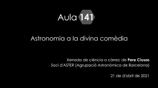 Astronomia a la divina comèdia