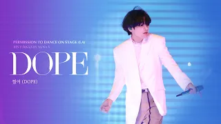 211128 Permission to Dance on Stage in LA - 쩔어 (DOPE) / BTS V / 방탄소년단 뷔 (4K fancam)