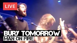 Bury Tomorrow - Man on Fire Live in [HD] @ Kingston College, London 2014