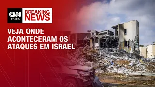 Veja onde aconteceram os ataques em Israel | CNN PRIME TIME