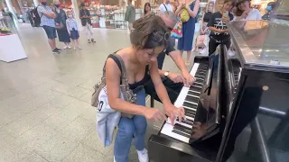 French Girl's First Time Piano Duet