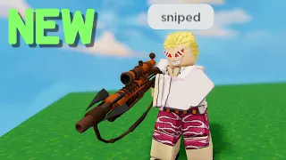 They added a SNIPER Gamemode (Roblox Bedwars)