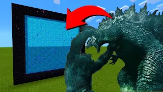 How To Make A Portal To The Godzilla vs Kong Dimension in Minecraft!