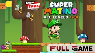Super Matino Go FULL GAME (all levels 1-80) Android Gameplay